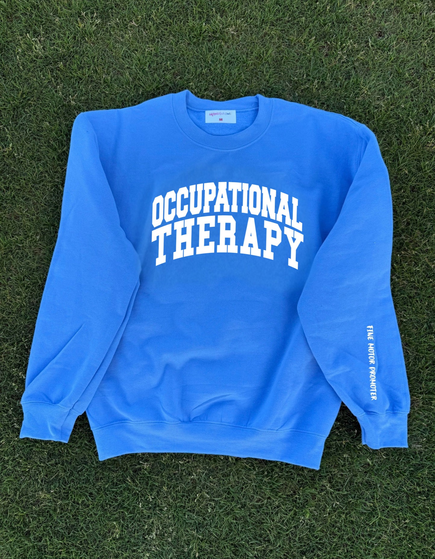 Occupational Therapy Crewneck Sweatshirt - Light Blue Motivational Shirt PREORDER