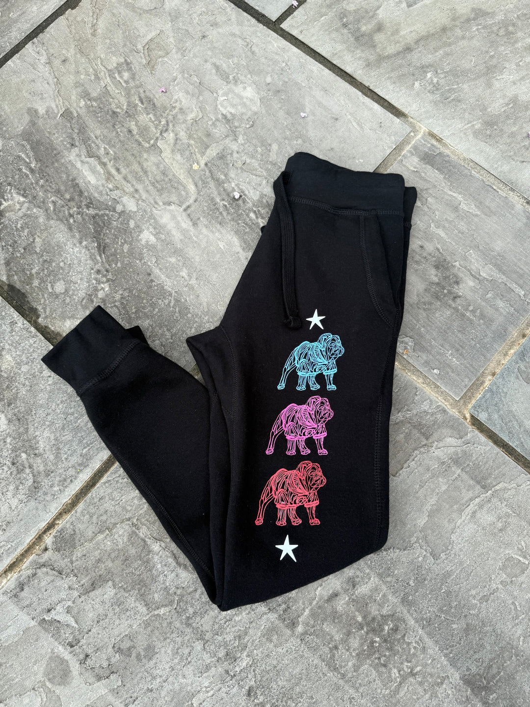 Chan Art Collab: Game Day Jogger Sweatpants - Black - PREORDER