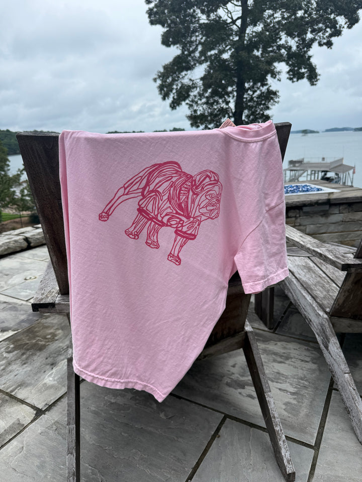 Chan Art Collab: Game Day - Pink on Pink Tee Shirt - PREORDER