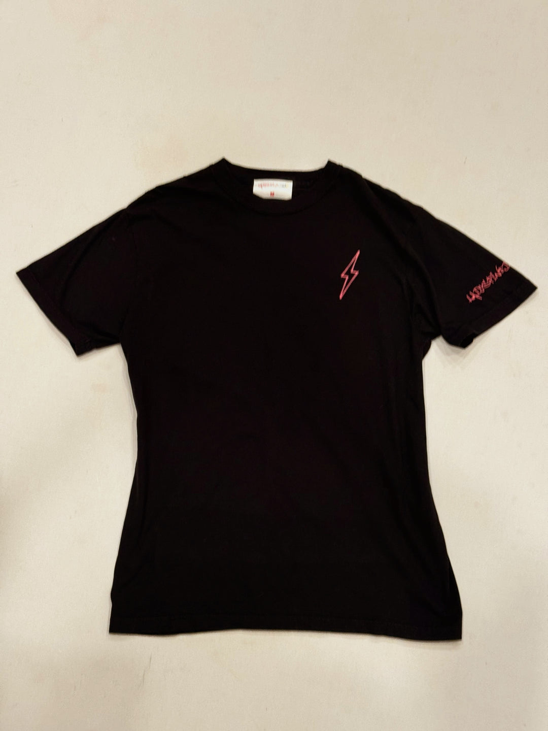 Lumbar Puncture Tee Shirt - Black Short Sleeve with Spine Design