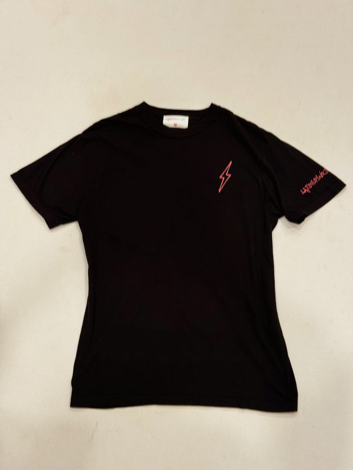 Lumbar Puncture Tee Shirt - Black Short Sleeve with Spine Design