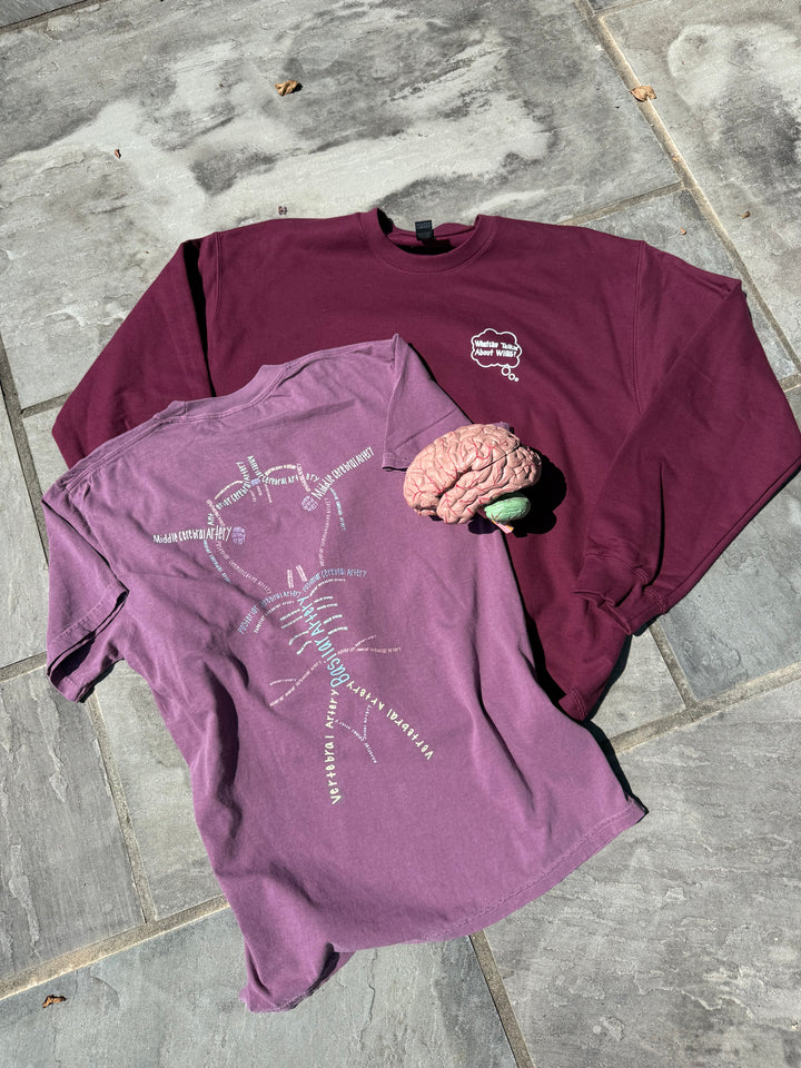 Whatchu Talkin’ About Willis Sweatshirt for Brain Aneurysm Awareness PREORDER ships by 9/30