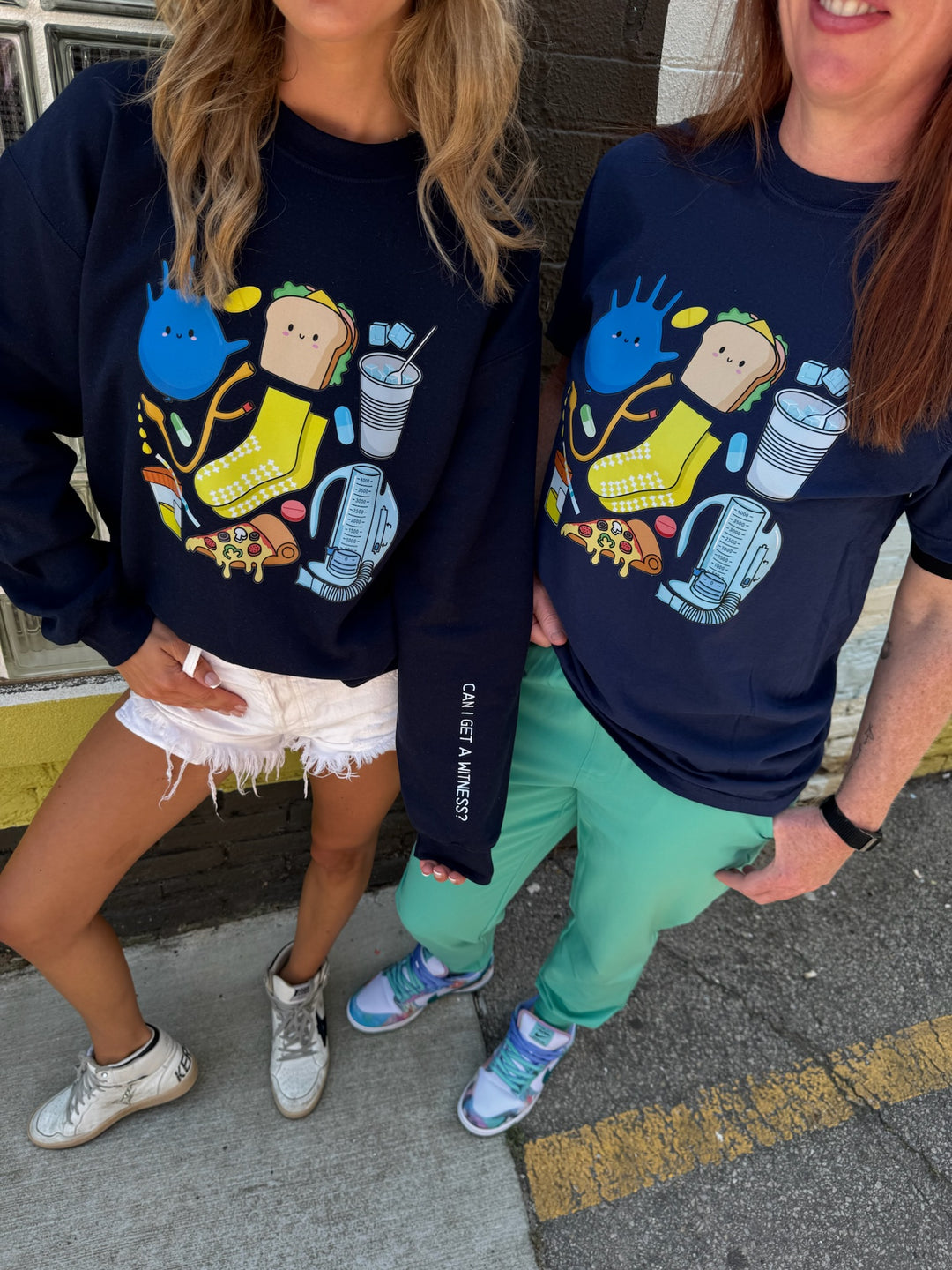 Scrubhacks Collab: Can I Get a Witness Crewneck Sweatshirt