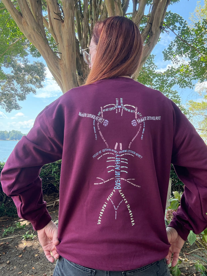 Whatchu Talkin’ About Willis Sweatshirt for Brain Aneurysm Awareness PREORDER ships by 9/30