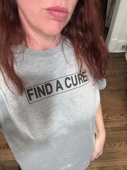 Let’s Fight Glioblastoma Tee Shirt - Gray Short Sleeve