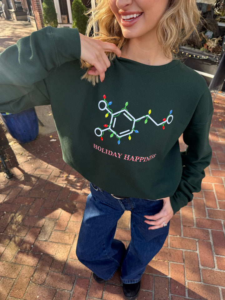 Dr. Beachgem Collab: Holiday Happiness Dopamine Sweatshirt