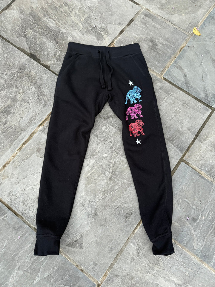 Chan Art Collab: Game Day Jogger Sweatpants - Black - PREORDER