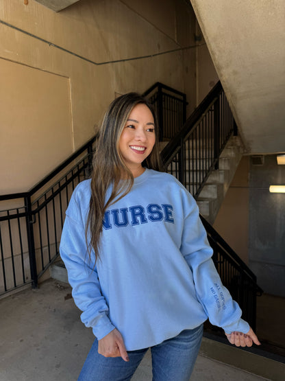 Scrubhacks Collab: All Oopsies No Daisies Nurse Sweatshirt