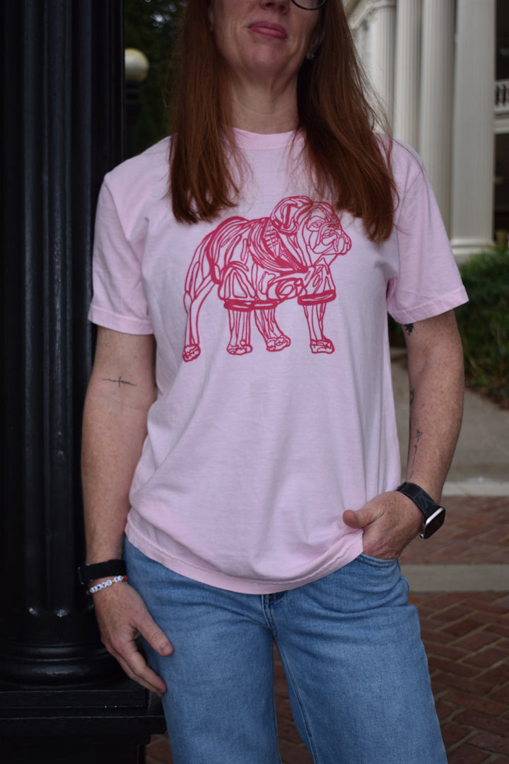Chan Art Collab: Game Day - Pink on Pink Tee Shirt - PREORDER