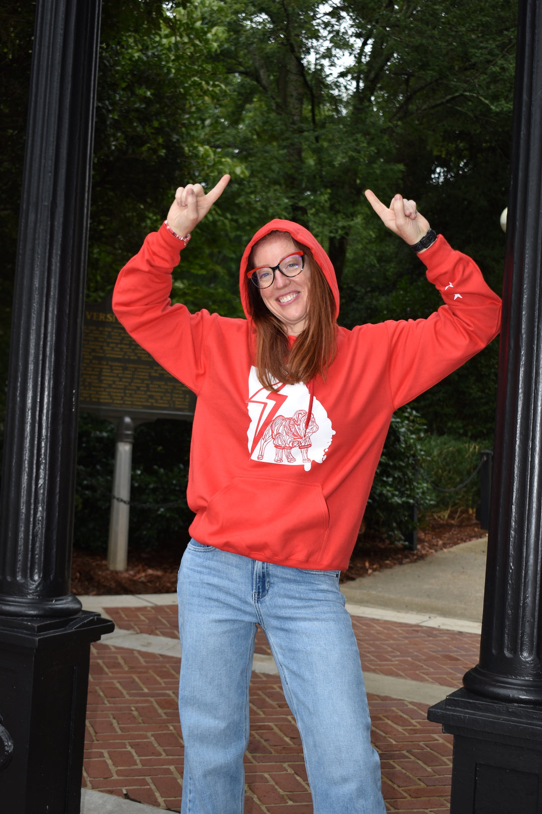 Chan Art Collab: Game Day Hoodie - Red - PREORDER