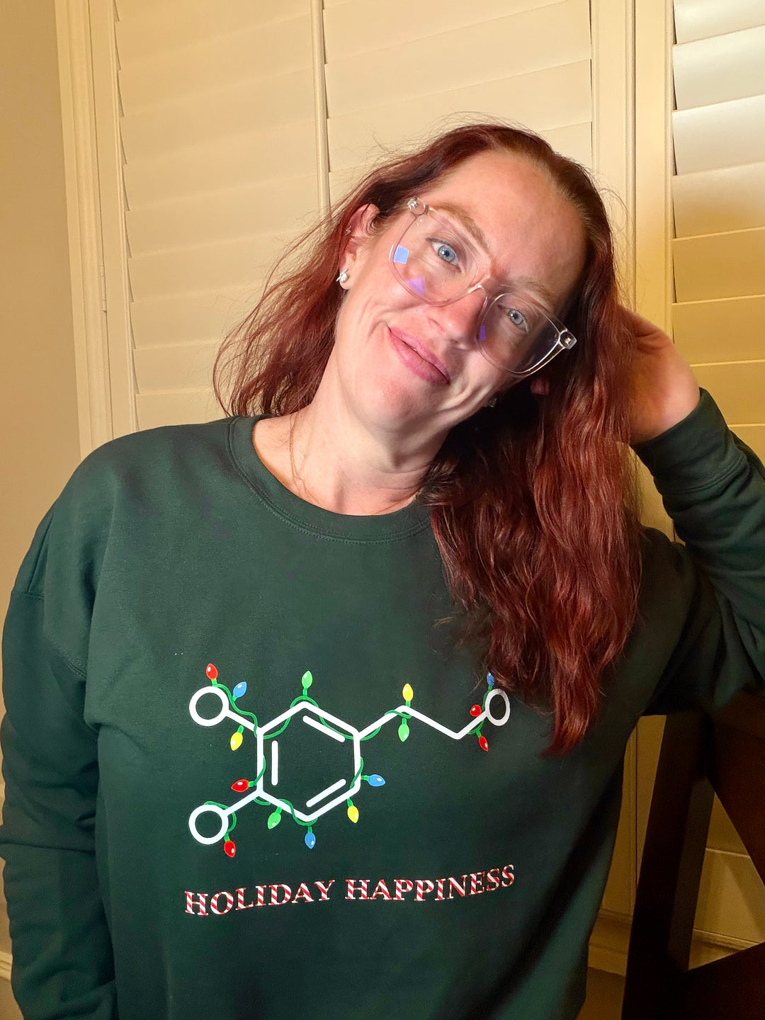 Dr. Beachgem Collab: Holiday Happiness Dopamine Sweatshirt