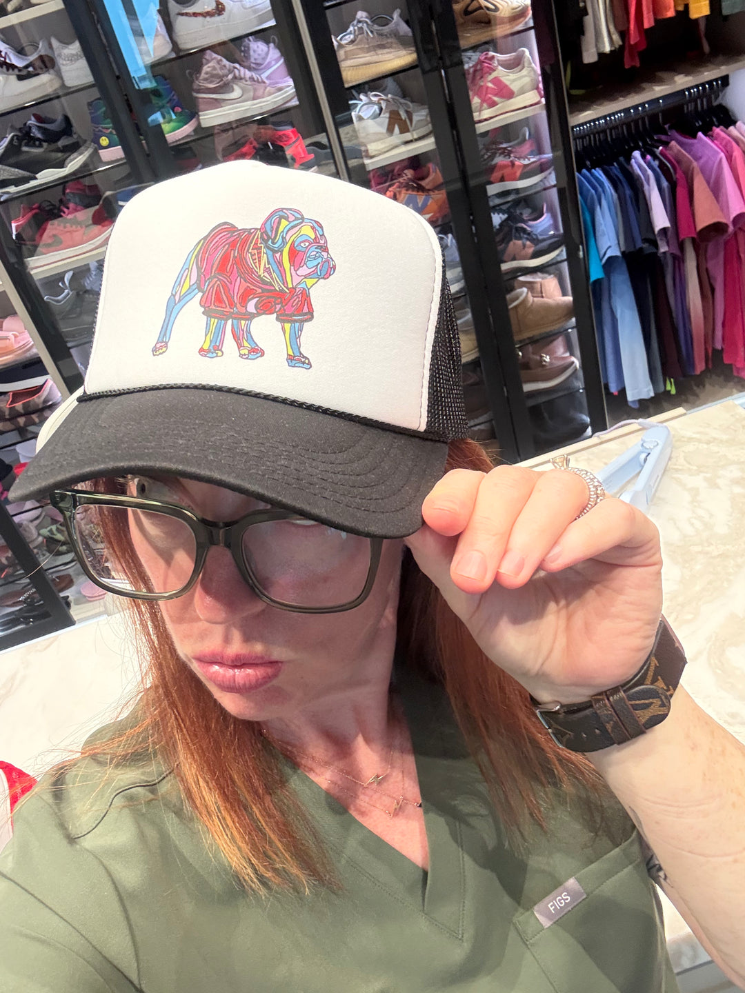 Chan Art Collab: Game Day Trucker Hat