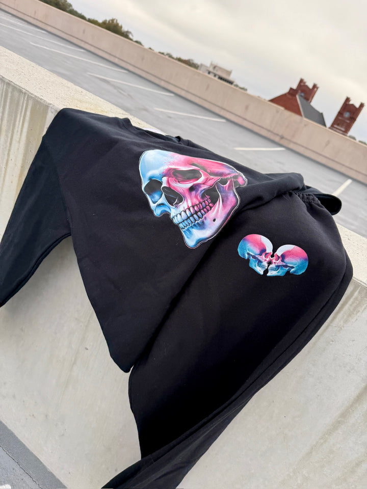 Super Skull Sweatpants - Black Loungewear with Skull Design