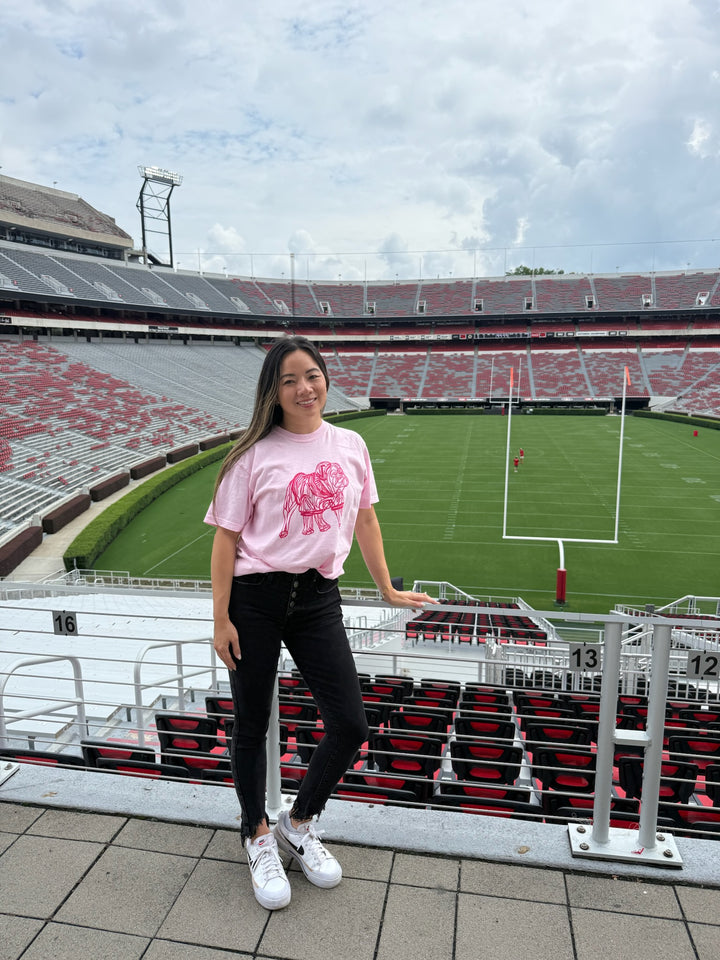 Chan Art Collab: Game Day - Pink on Pink Tee Shirt - PREORDER