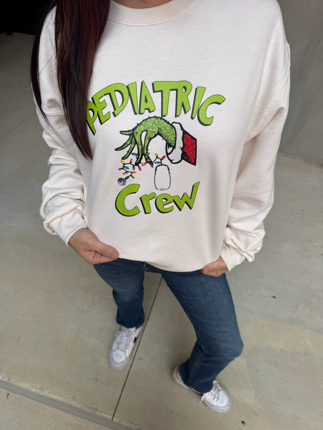 Holiday Crew - Christmas Sweatshirt for Pediatrics, ER, or Neuro Professionals