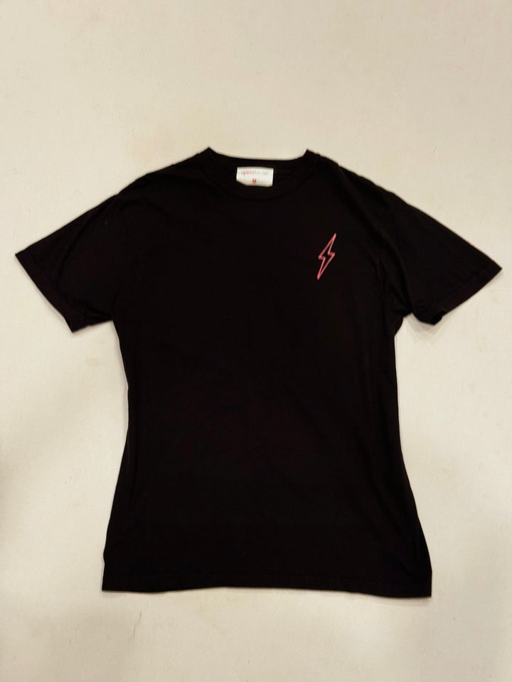 Lumbar Puncture Tee Shirt - Black Short Sleeve with Spine Design